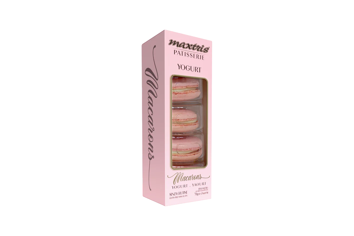 Maxtris Macarons Yogurt, confezione da 5